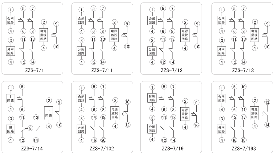 ZZS-7/19內(nèi)部接線(xiàn)圖